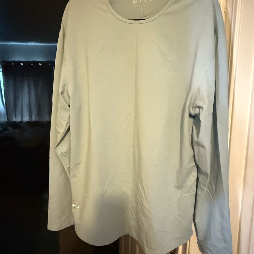 BYLT Basics Men's Light Blue Long Sleeve Shirt
